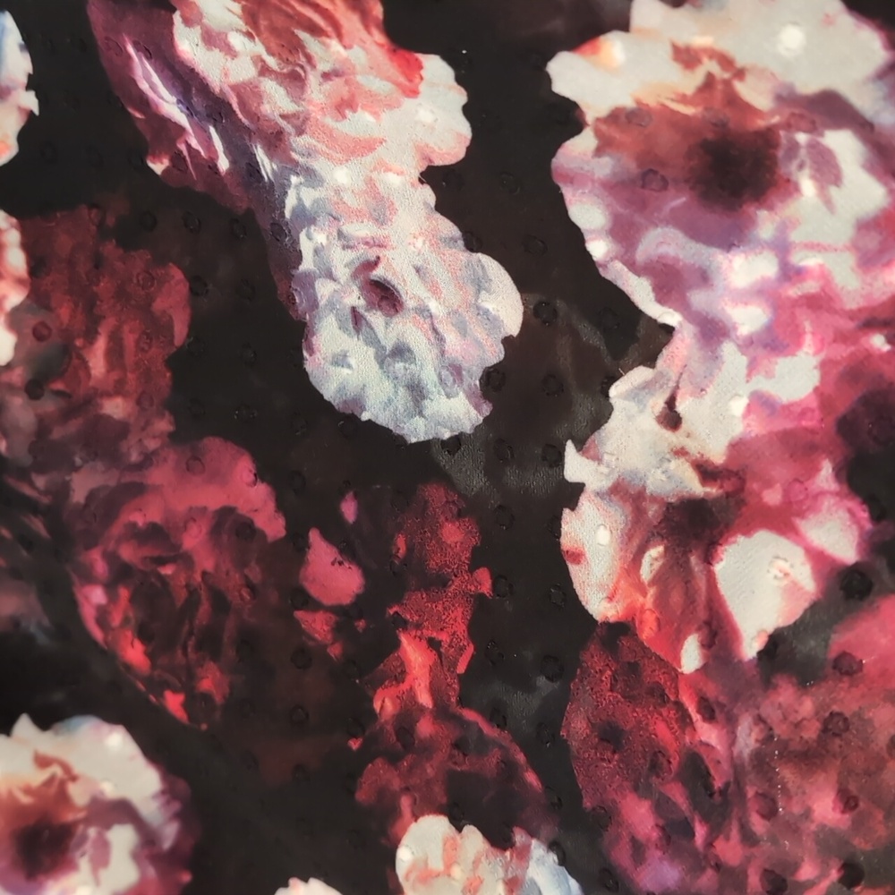 Torrid Sheer Clip Dot Floral Top - Picture 4 of 4